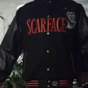 Scarface Black Varsity Jacket